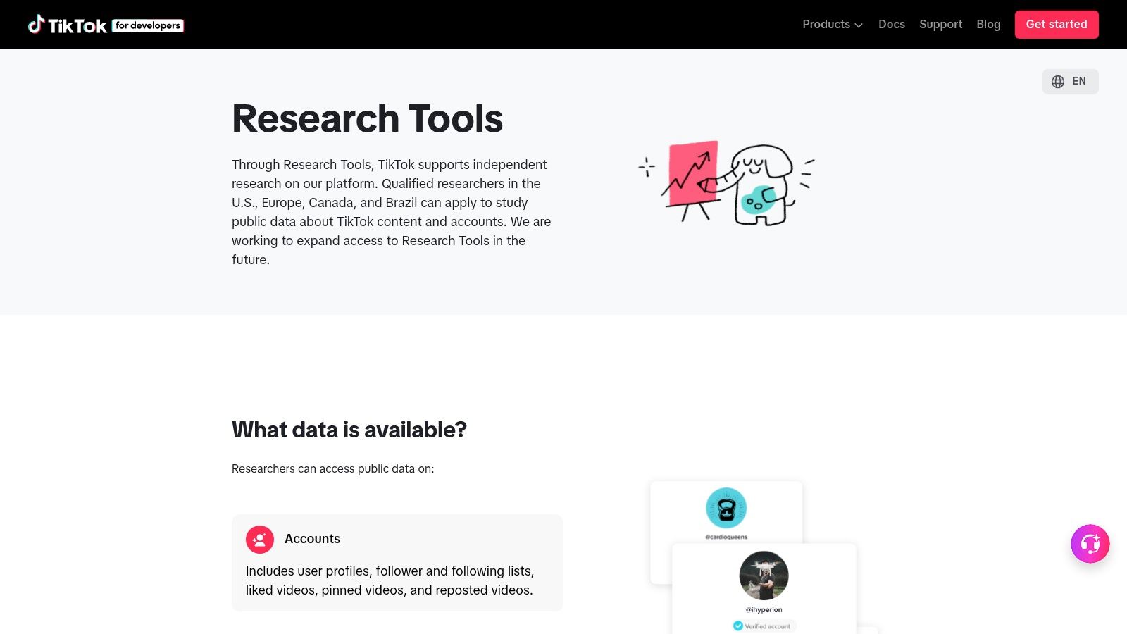 TikTok Research API and Virtual Compute Environment