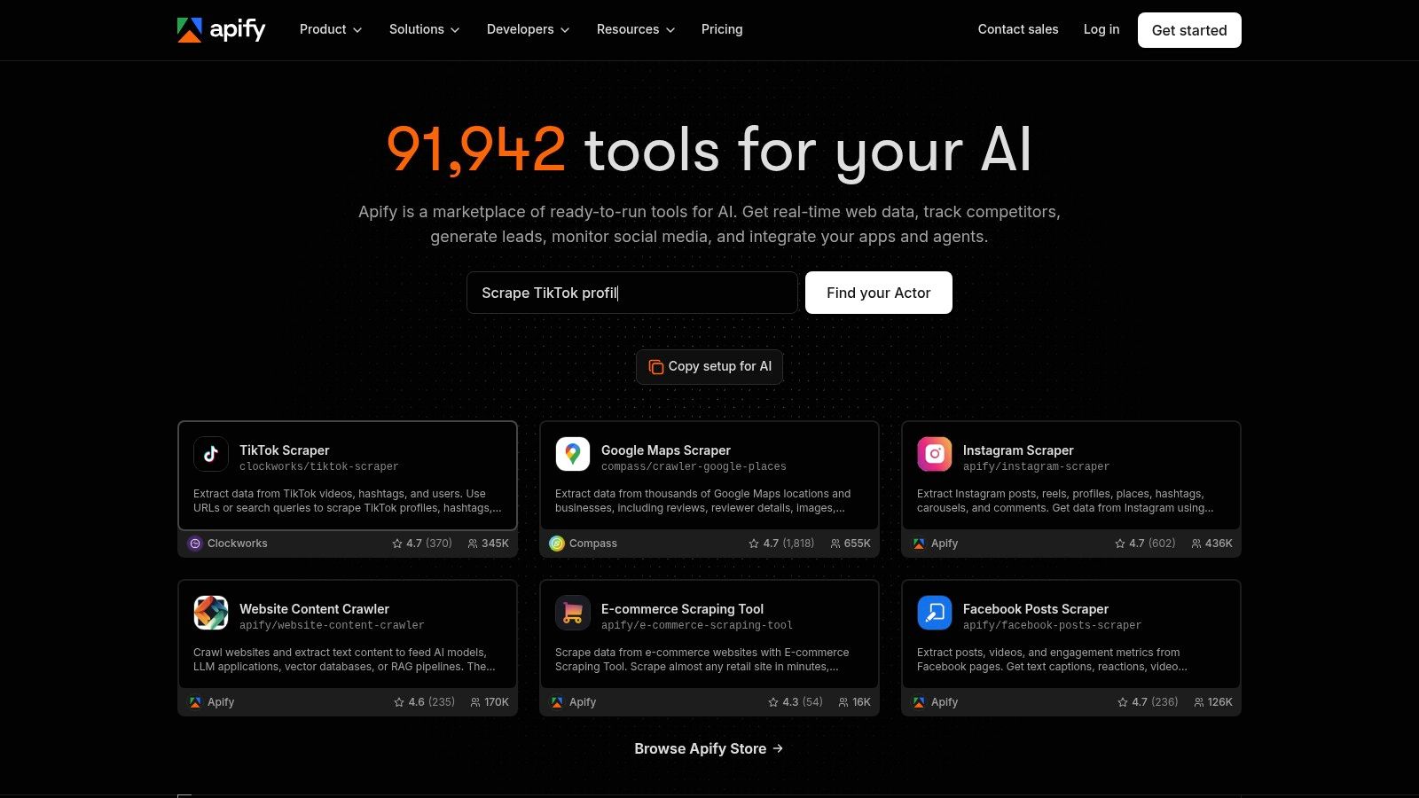Apify Store