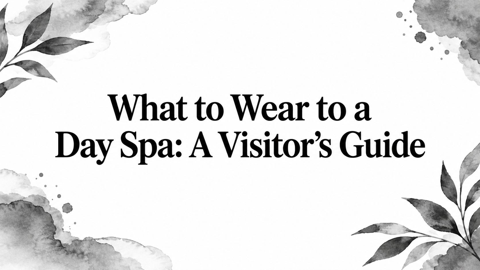 What to Wear to a Day Spa: A Visitor’s Guide