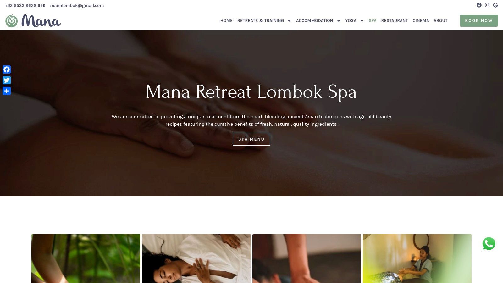 Mana Lombok and Mana Spa