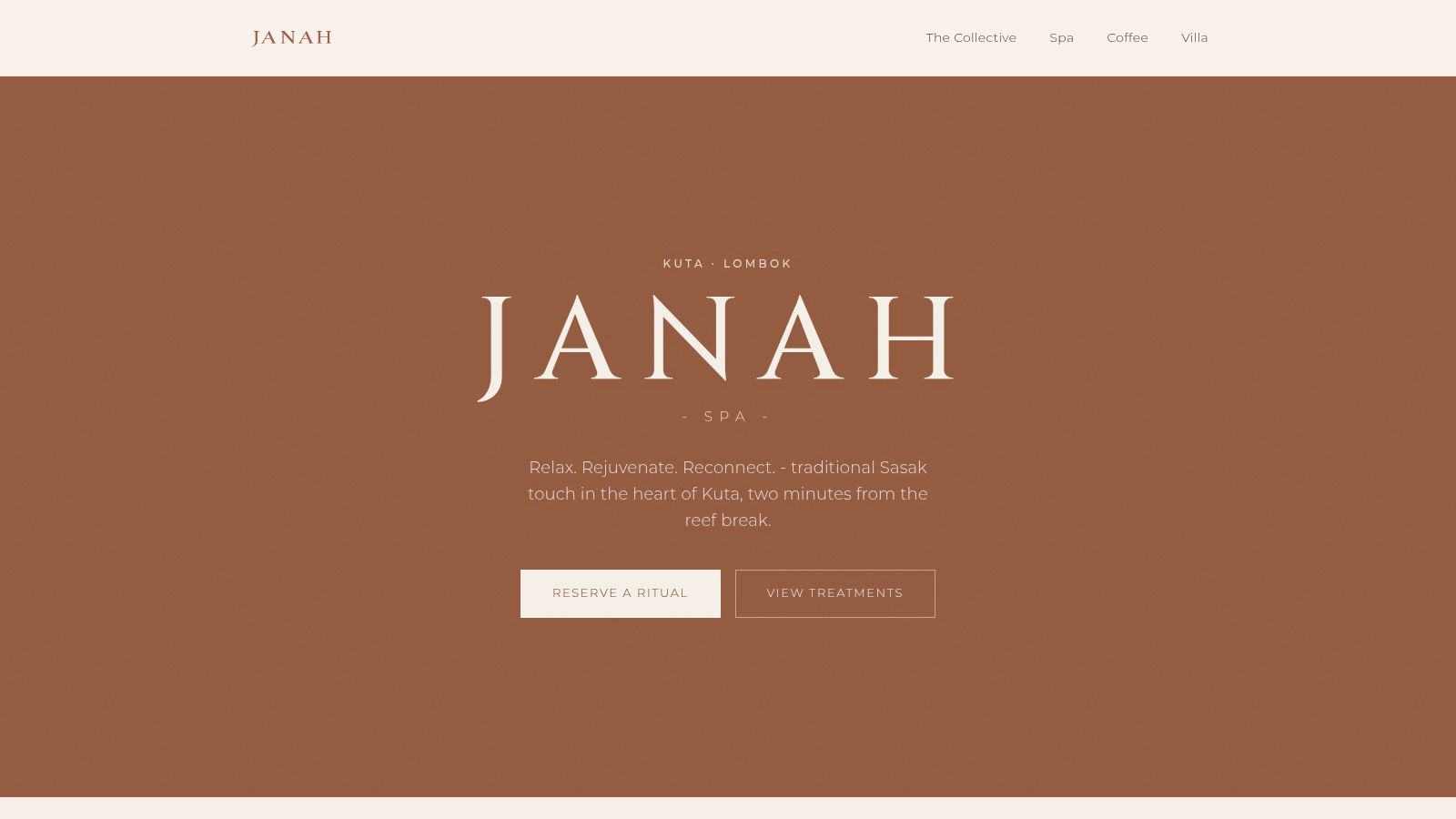 Janah Spa at The Janah Collective