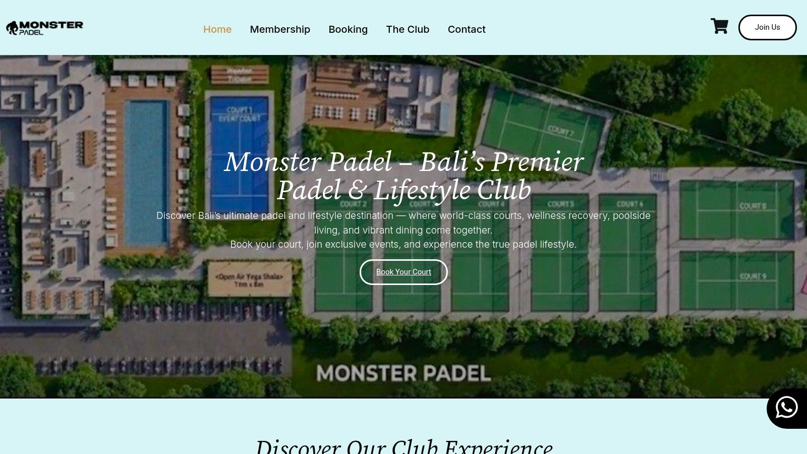 Monster Padel Social Club Bali (Pecatu/Uluwatu, Bali)