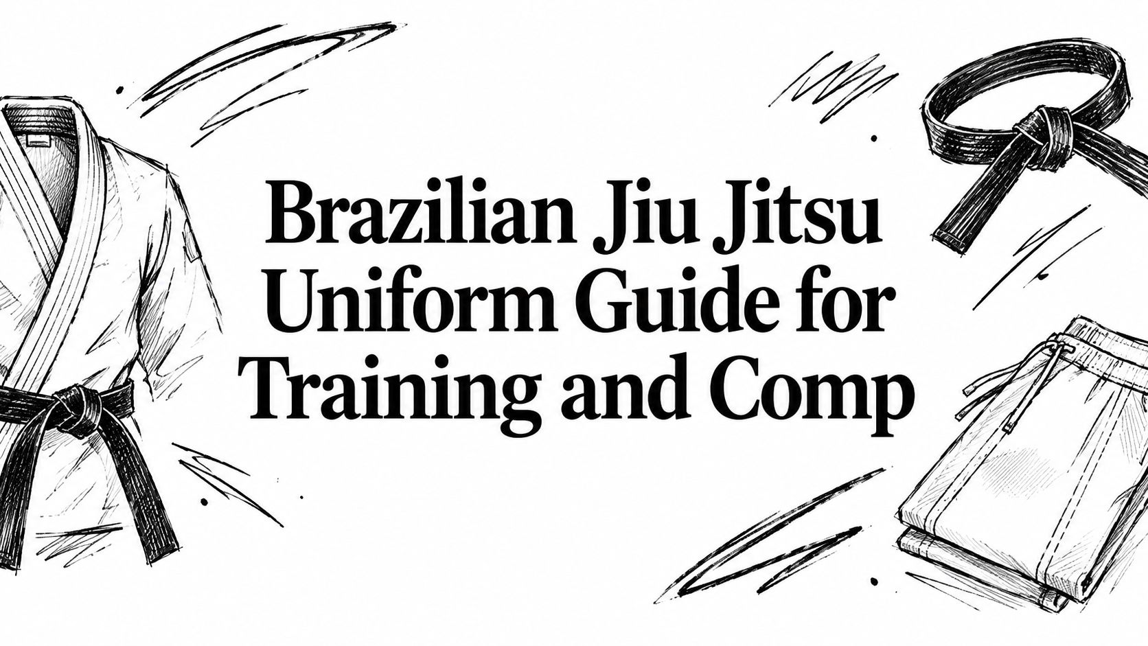 Brazilian Jiu Jitsu Uniform Guide for Training and Comp