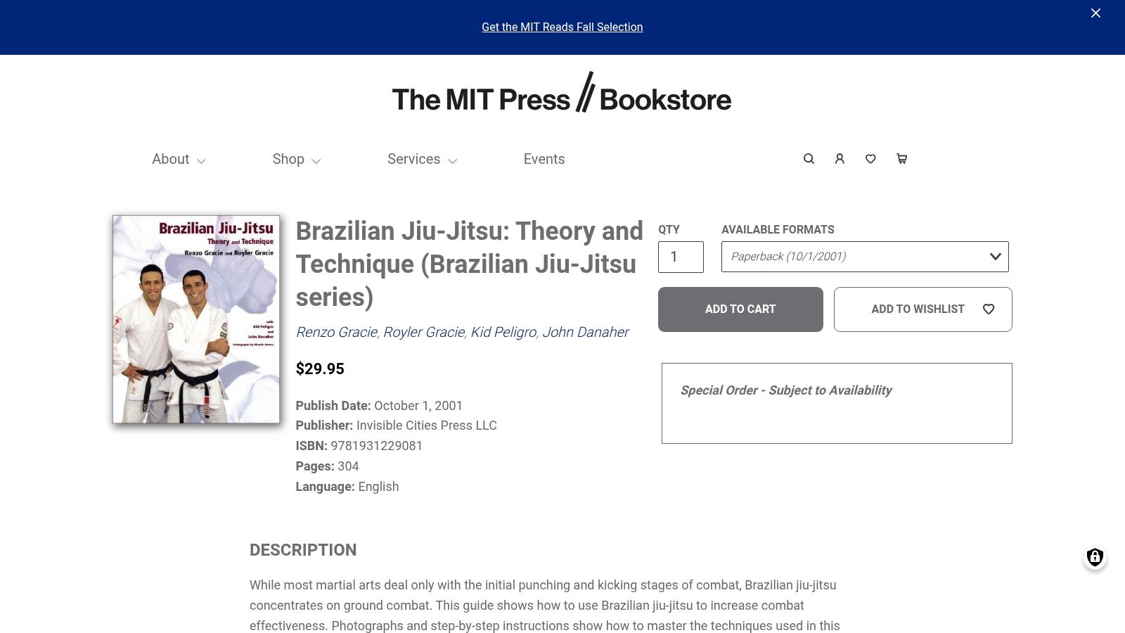 Brazilian Jiu-Jitsu Theory and Technique by Renzo Gracie, Royler Gracie, Kid Peligro and John Danaher