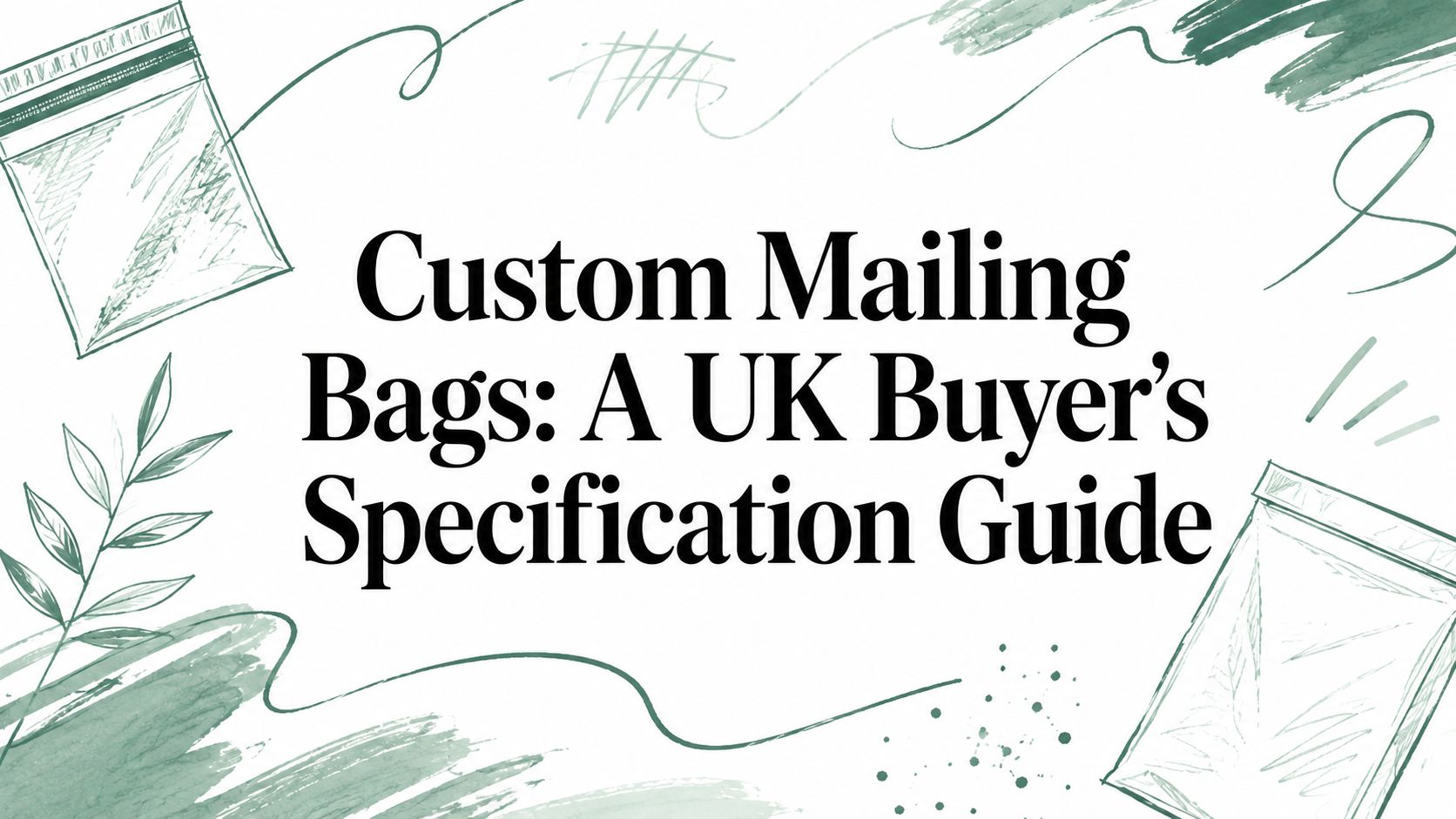Custom Mailing Bags: A UK Buyer's Specification Guide — Packaging Panda blog cover image