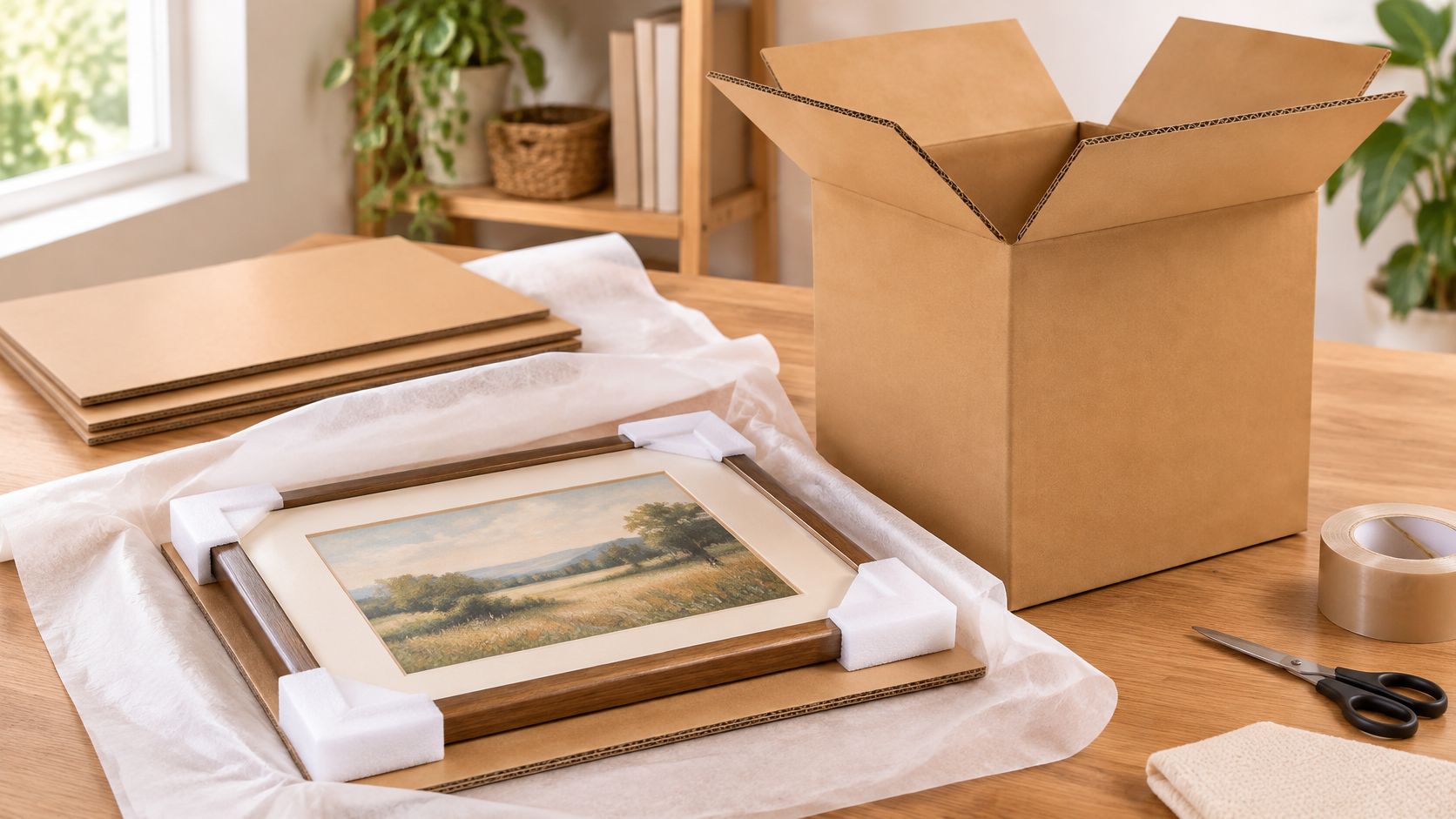 Shipping Boxes for Artwork: How to Choose and Pack — Packaging Panda blog