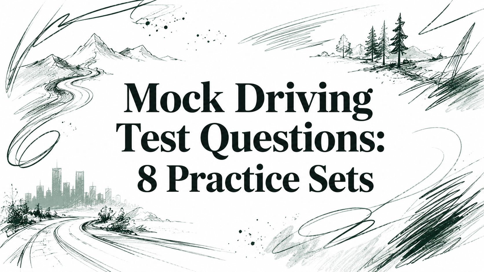Mock Driving Test Questions: 8 Practice Sets