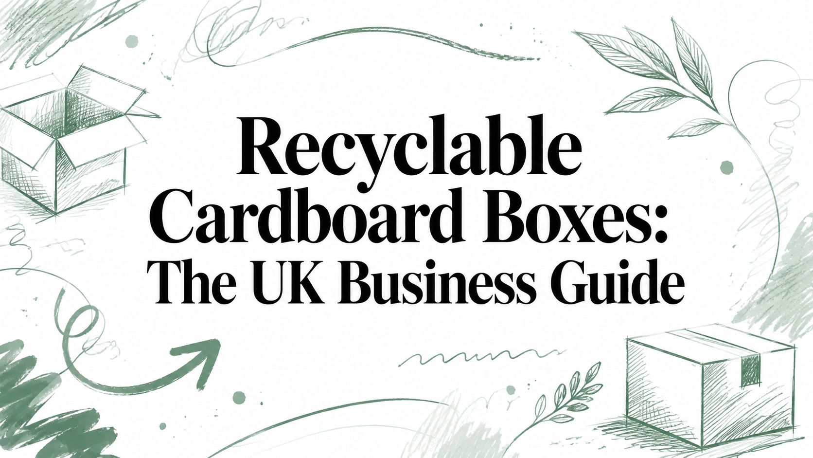Recyclable Cardboard Boxes: The UK Business Guide — Packaging Panda blog cover image