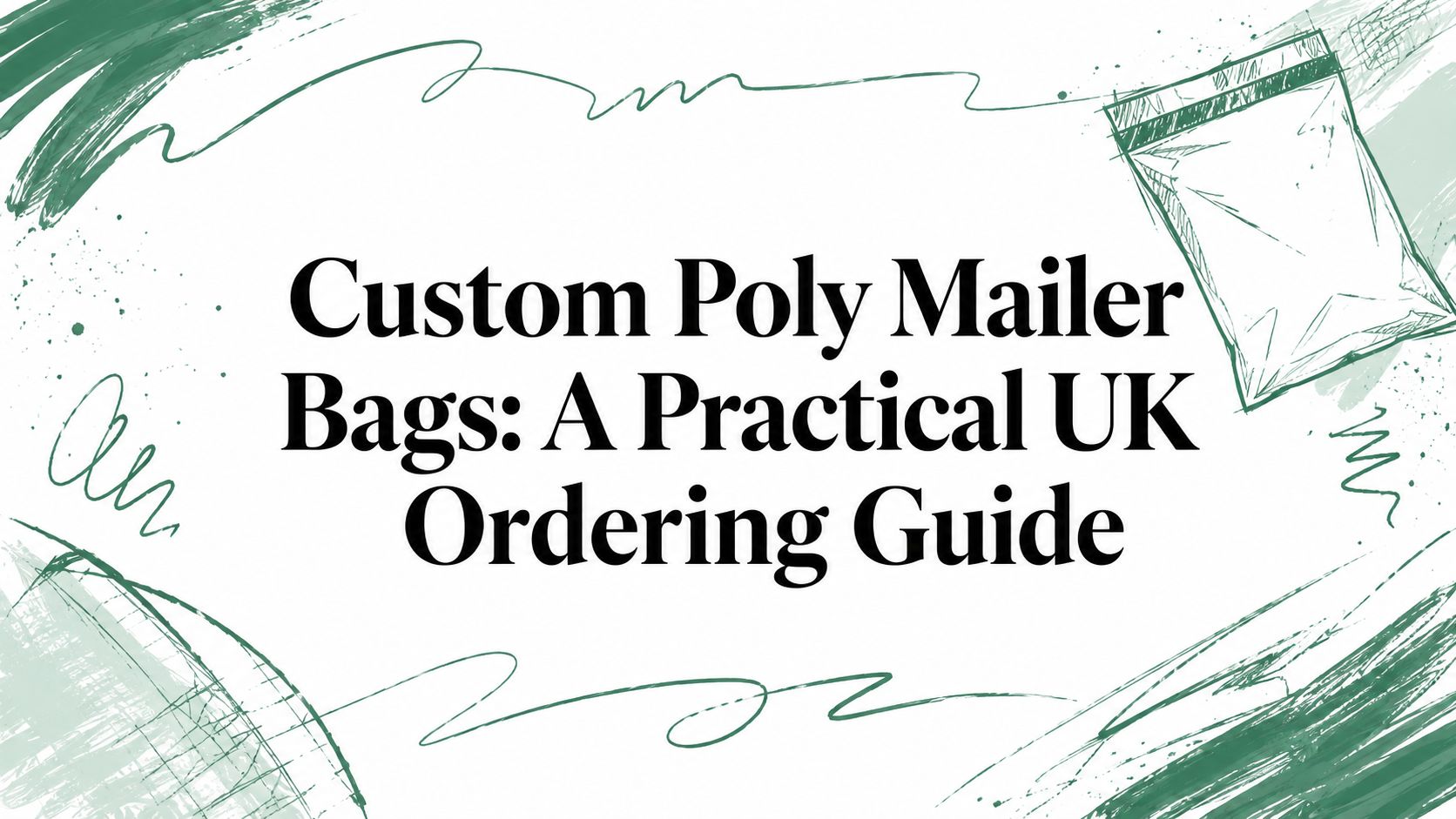 Custom Poly Mailer Bags: A Practical UK Ordering Guide — Packaging Panda blog cover image