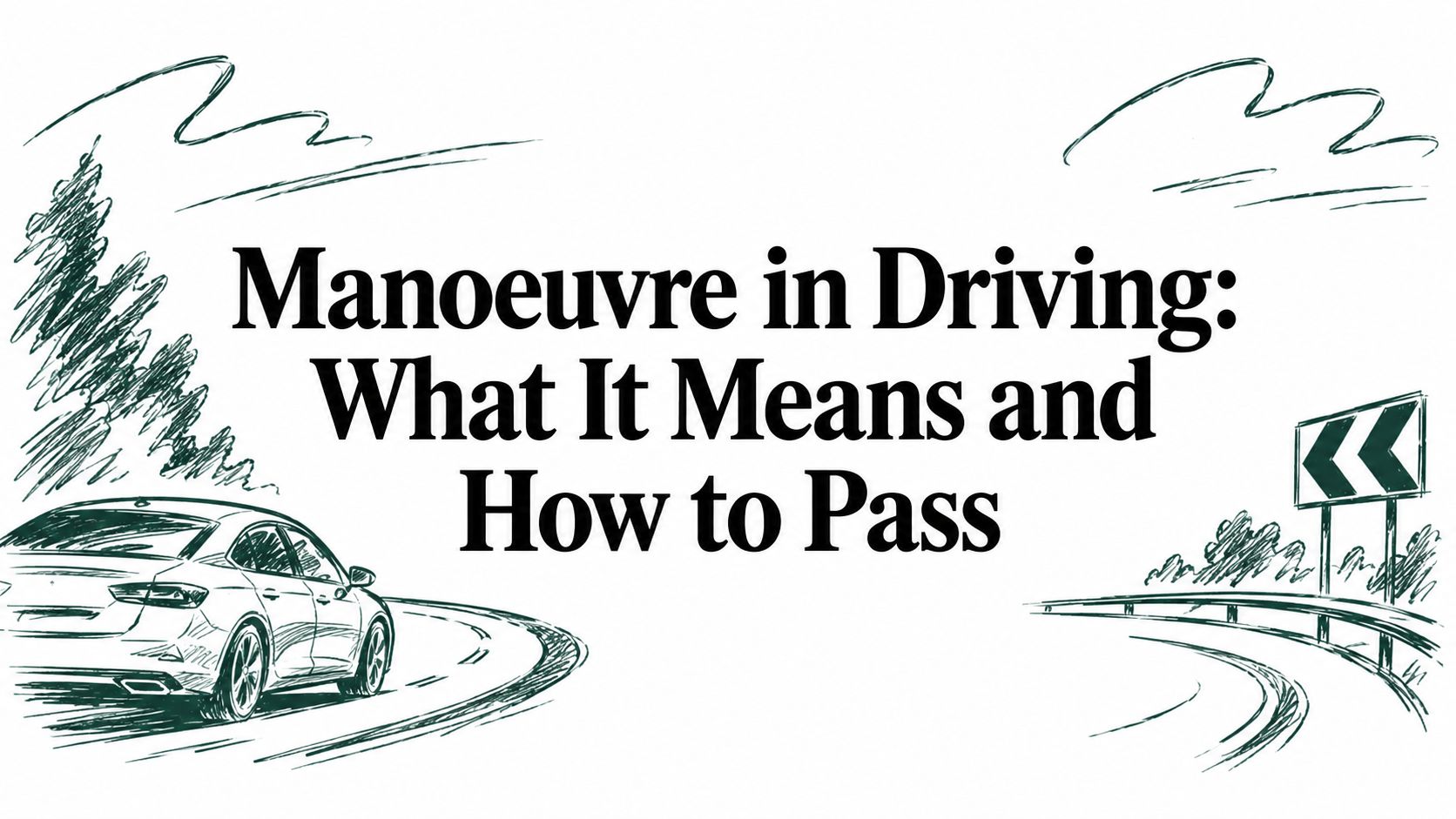 Manoeuvre in Driving: What It Means and How to Pass