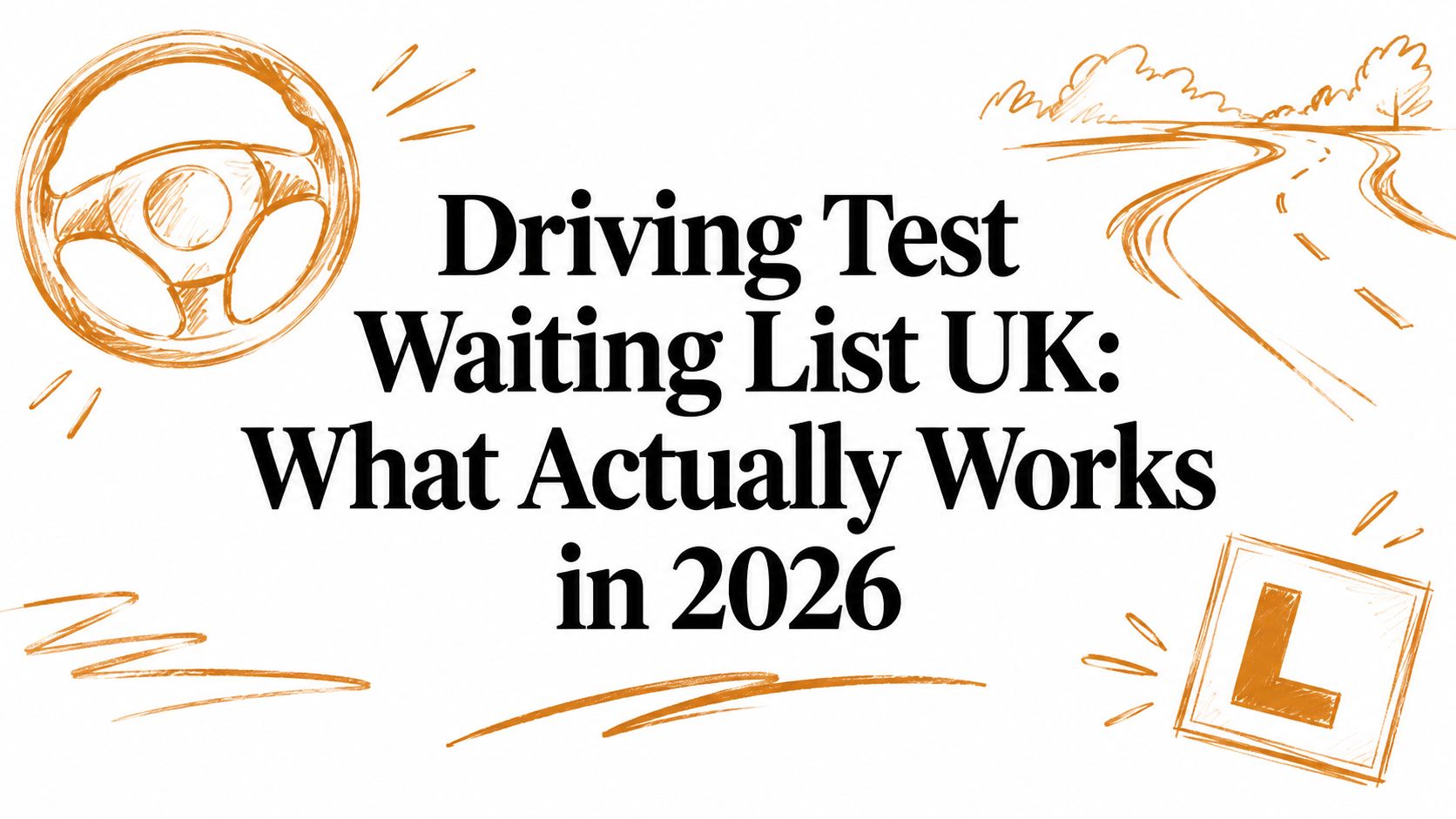 Driving Test Waiting List UK: What Actually Works in 2026
