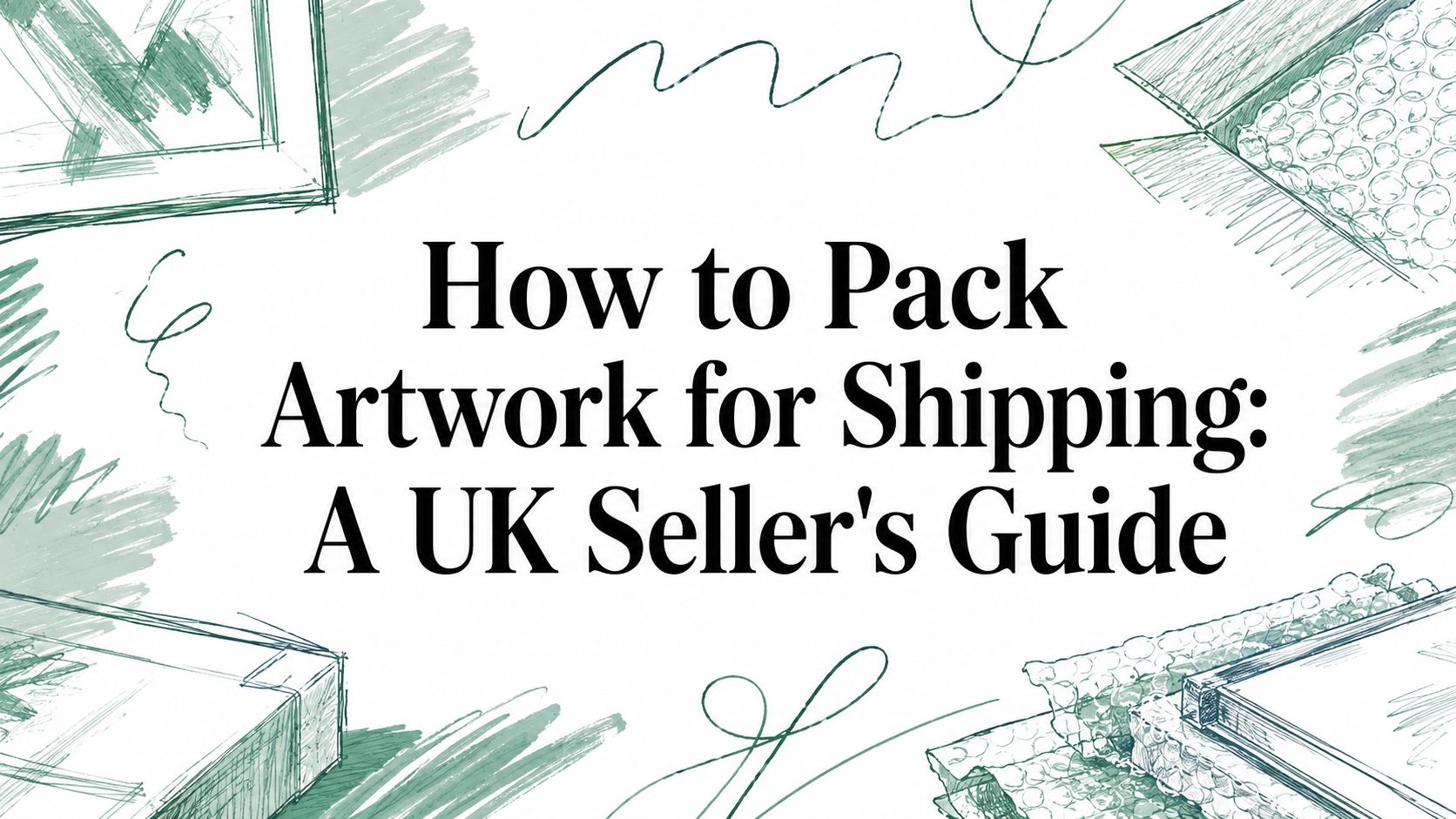 How to Pack Artwork for Shipping: A UK Seller's Guide — Packaging Panda blog cover image