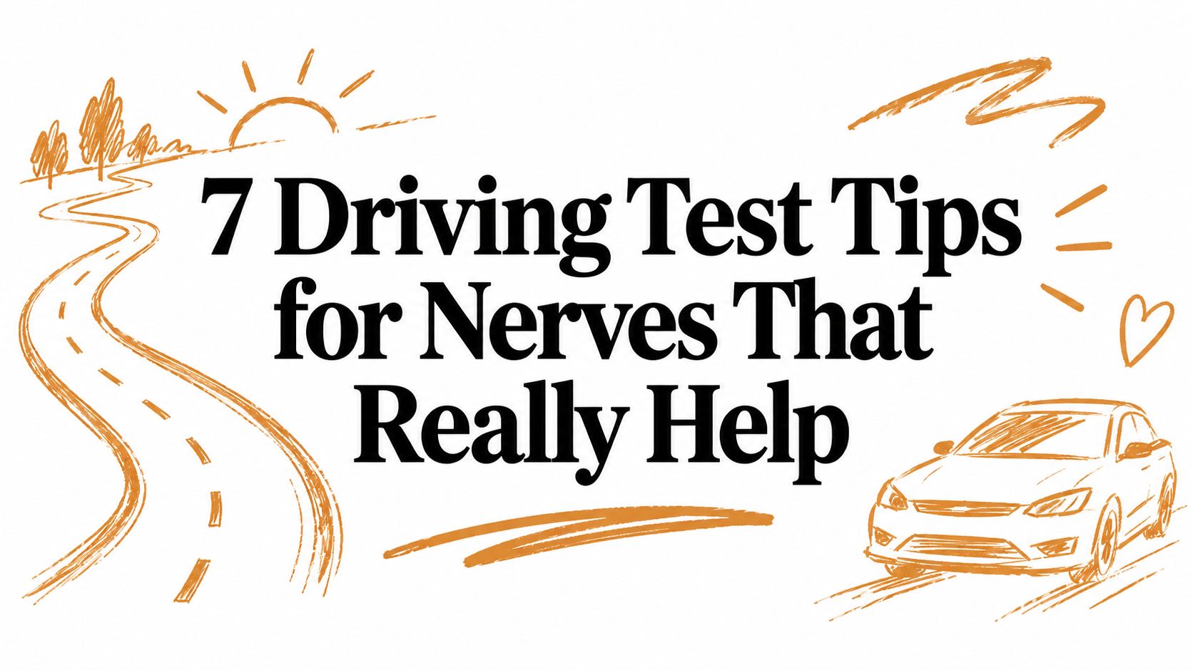 7 Driving Test Tips for Nerves That Really Help