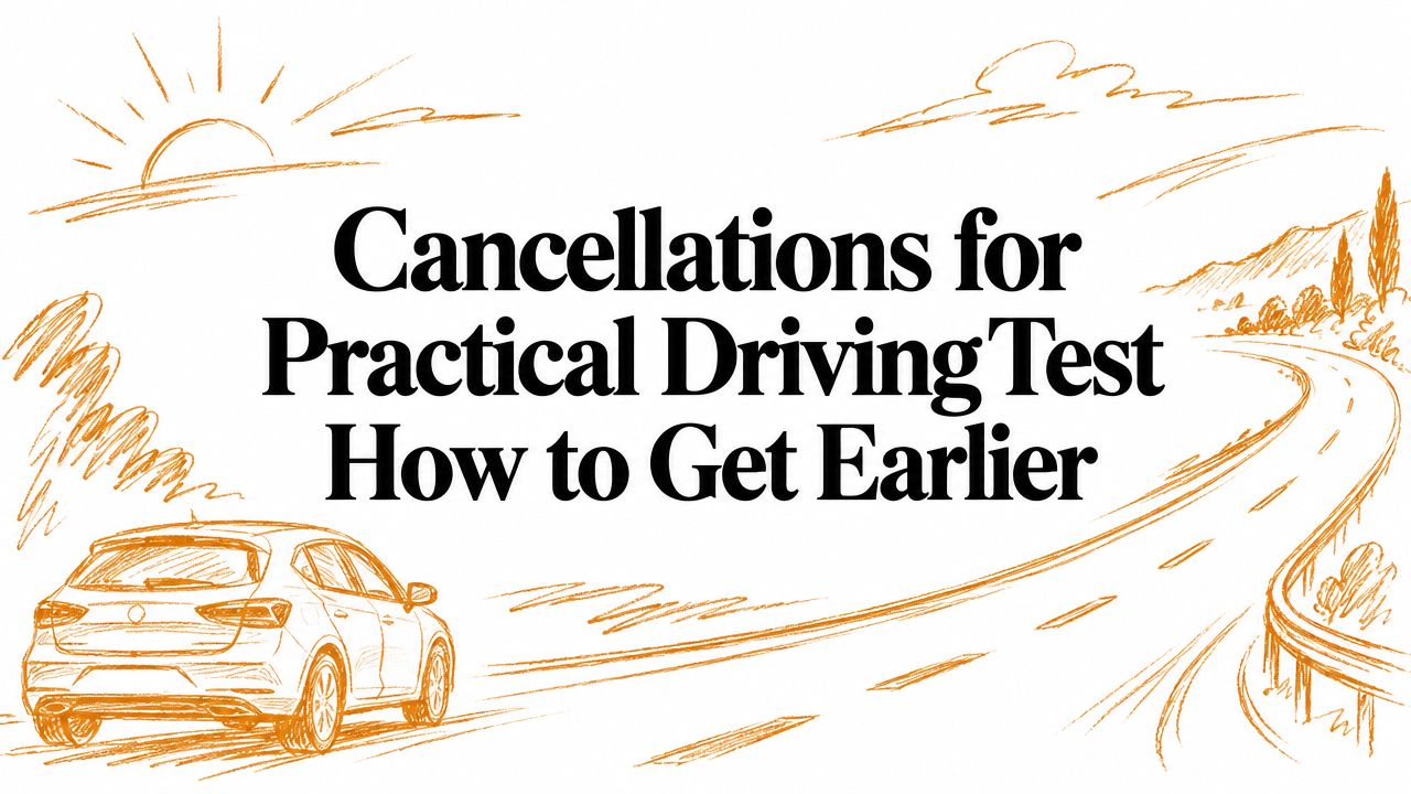 Cancellations for Practical Driving Test How to Get Earlier