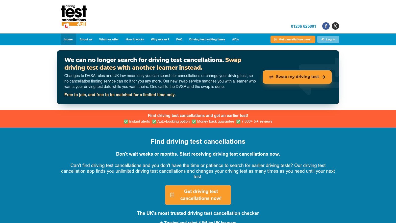 Driving Test Cancellations 4 All (DTC4A)