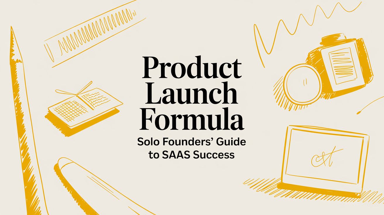 Product Launch Formula: Solo Founders' Guide to SaaS Success