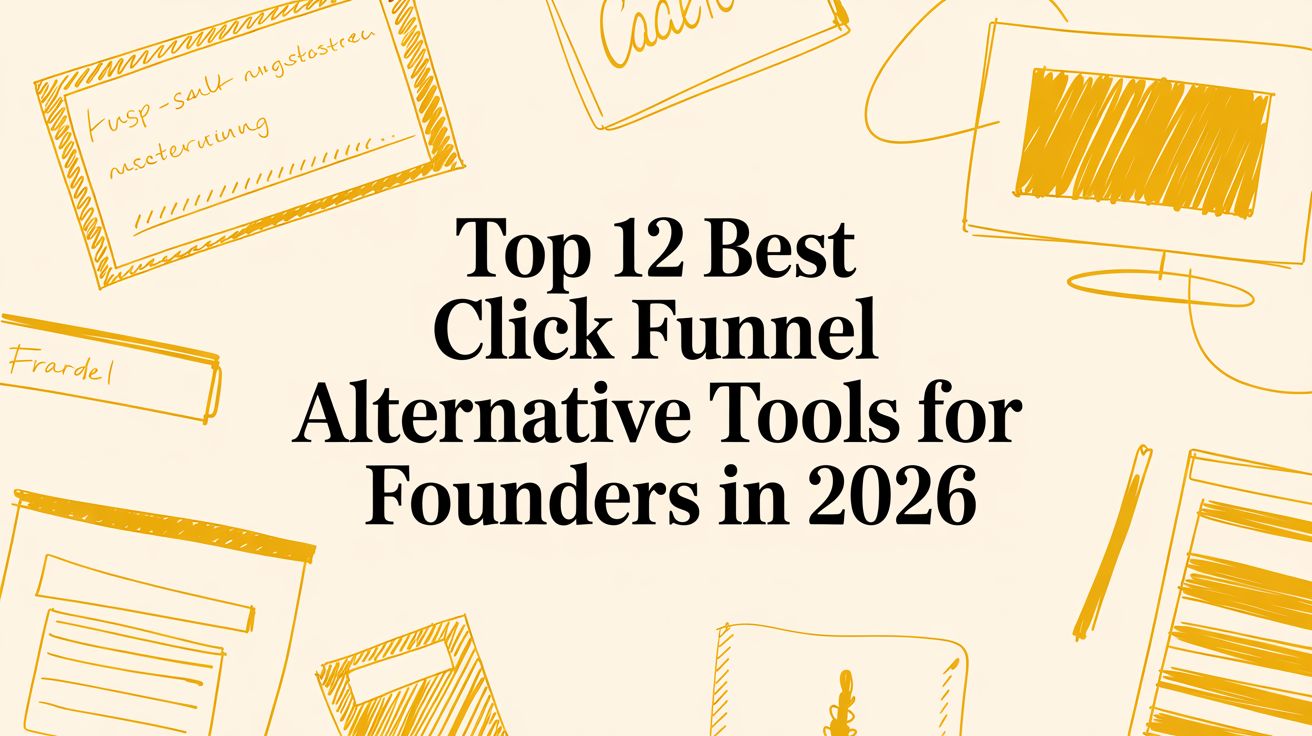 Top 12 Best Click Funnel Alternative Tools For Founders In 2026