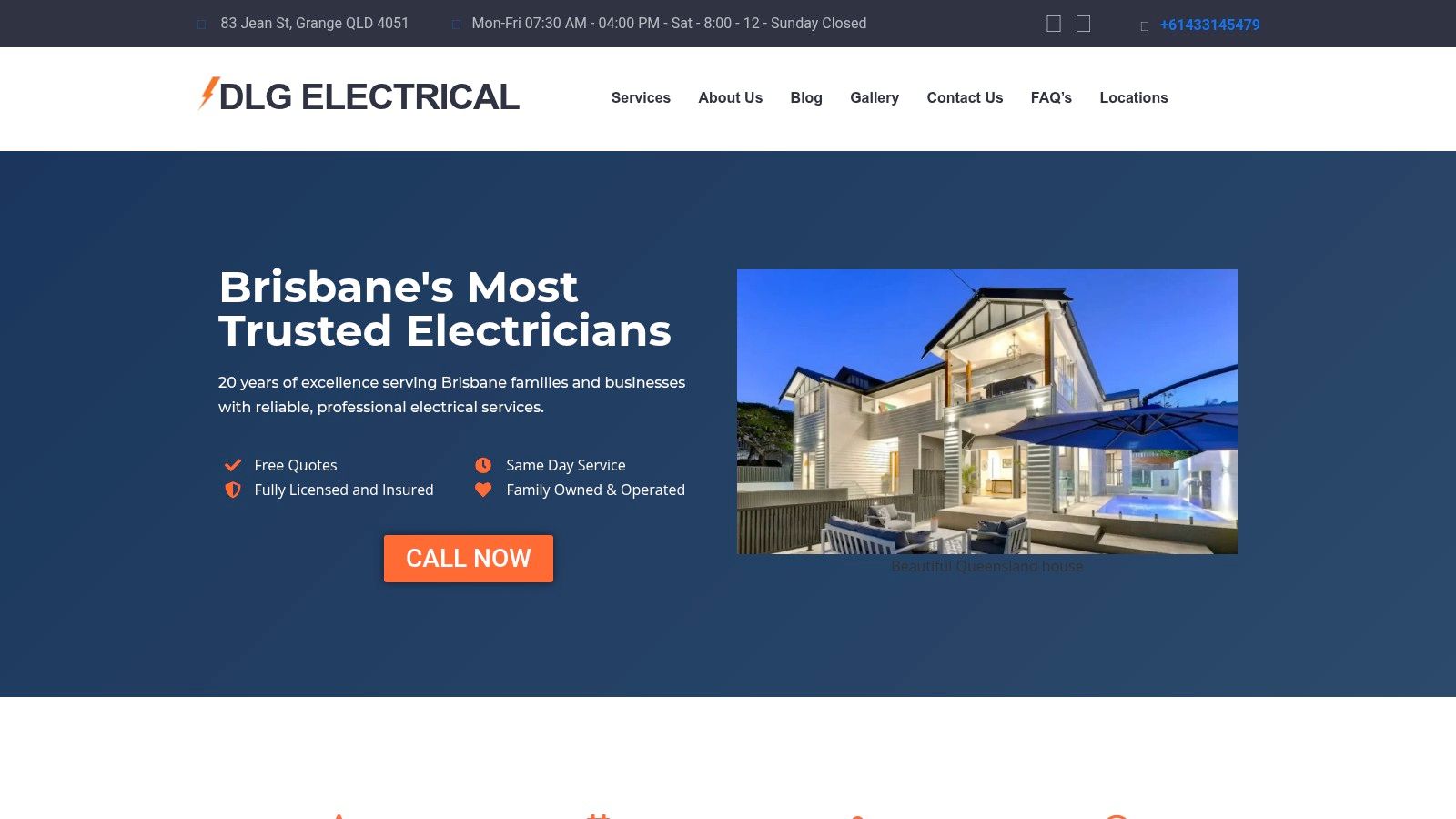 Screenshot From Https://Dlgelectrical.com.au