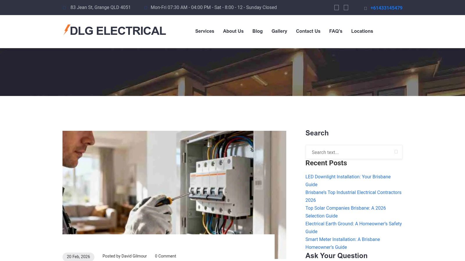 Screenshot From Https://Dlgelectrical.com.au/Services/Switchboard-Upgrades/