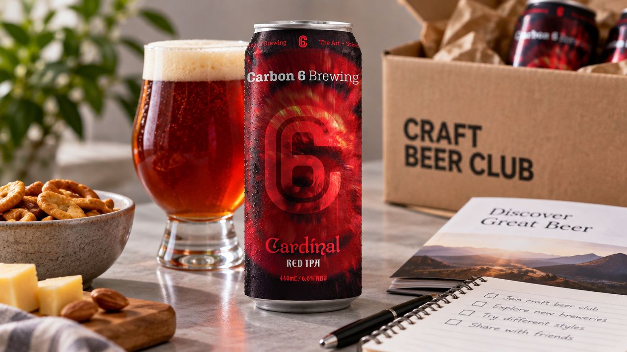 Cardinal Red IPA 6% ABV 440ml can