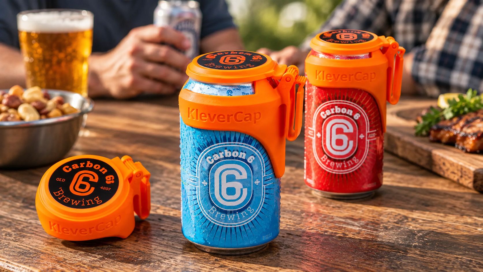 C6 Klever Cap beer can flip lid