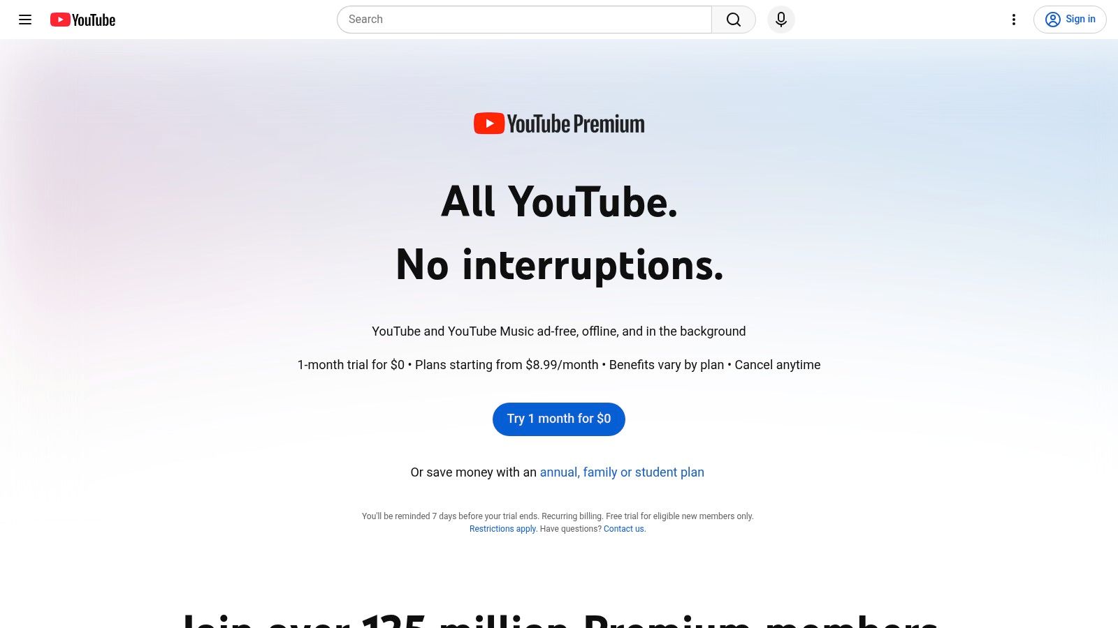 YouTube Premium