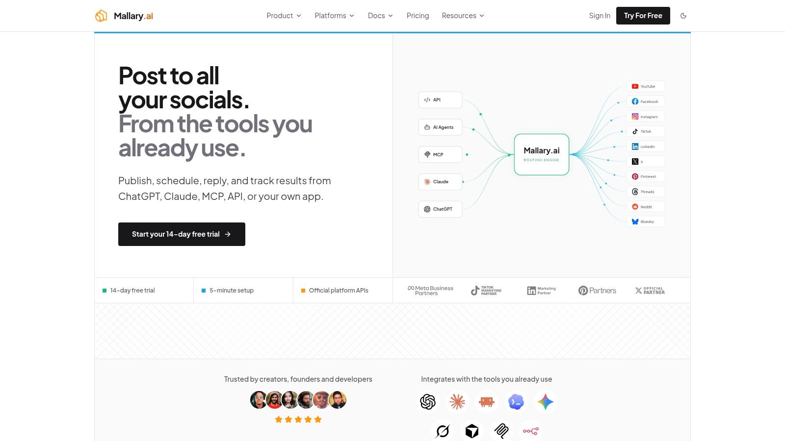 Screenshot from https://mallary.ai