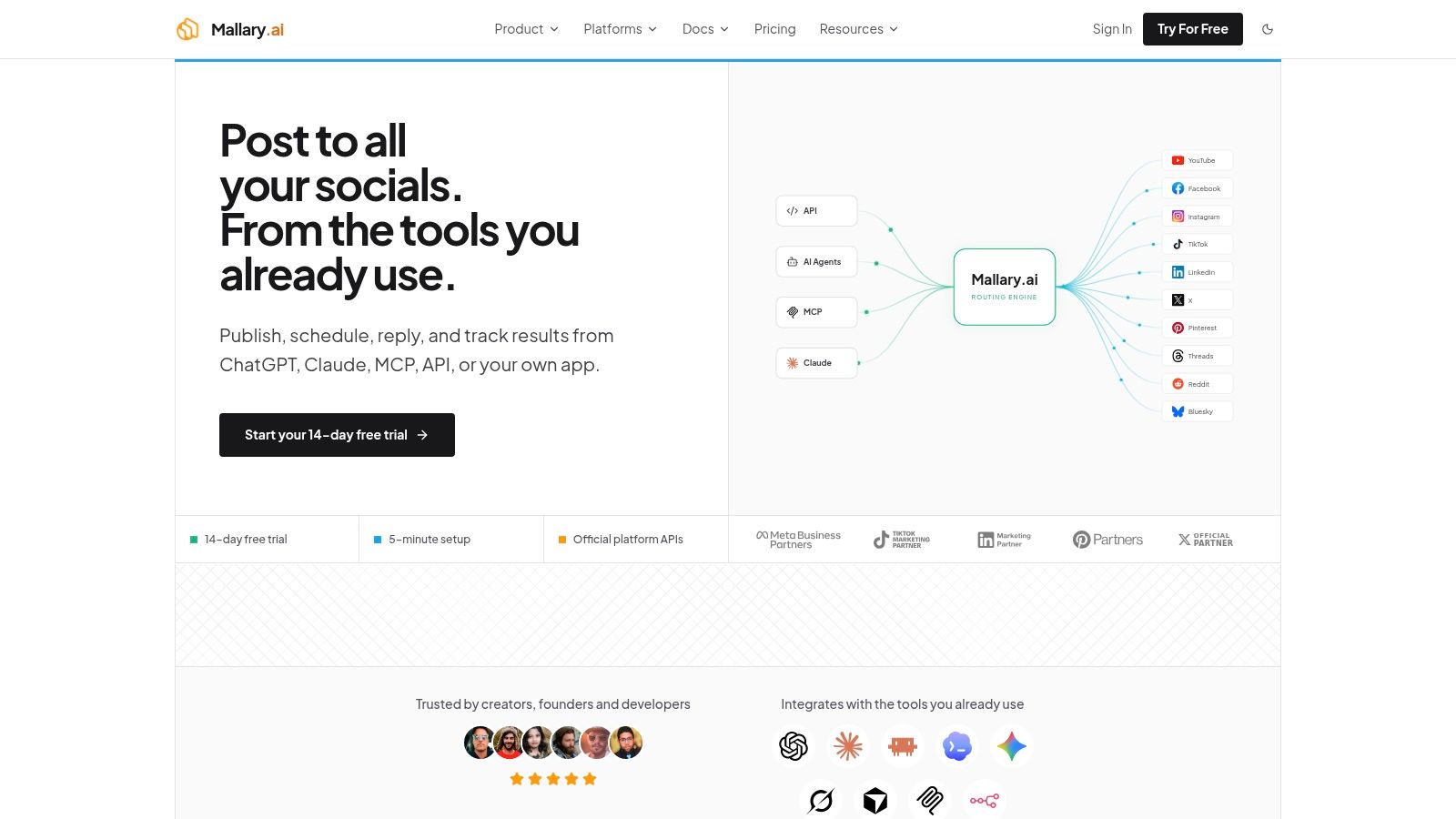 Screenshot from https://mallary.ai