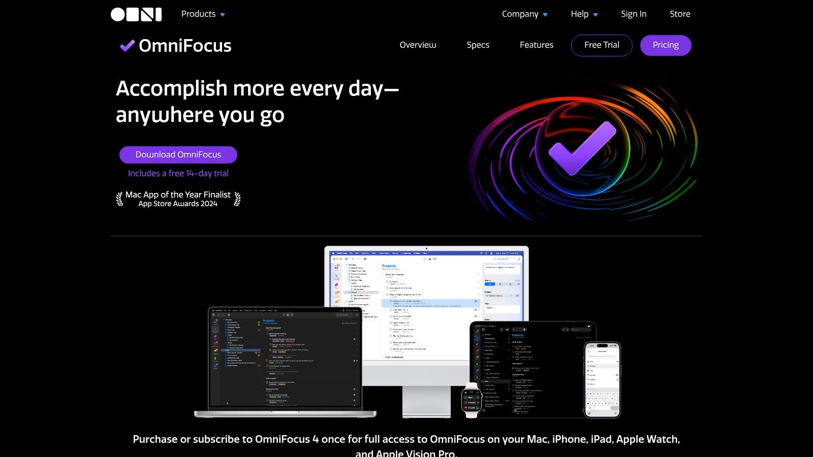 OmniFocus 4 de The Omni Group