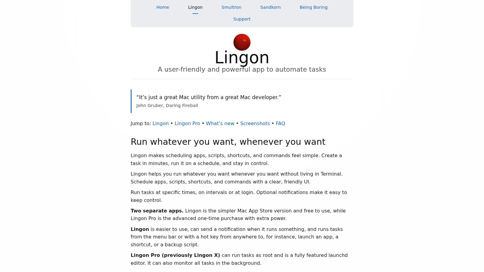 Lingon Pro