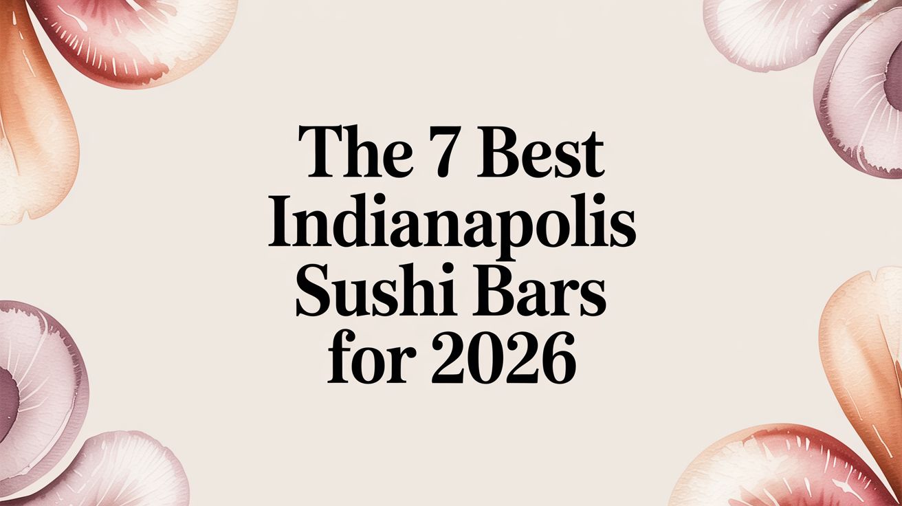 The 7 Best Indianapolis Sushi Bars for 2026