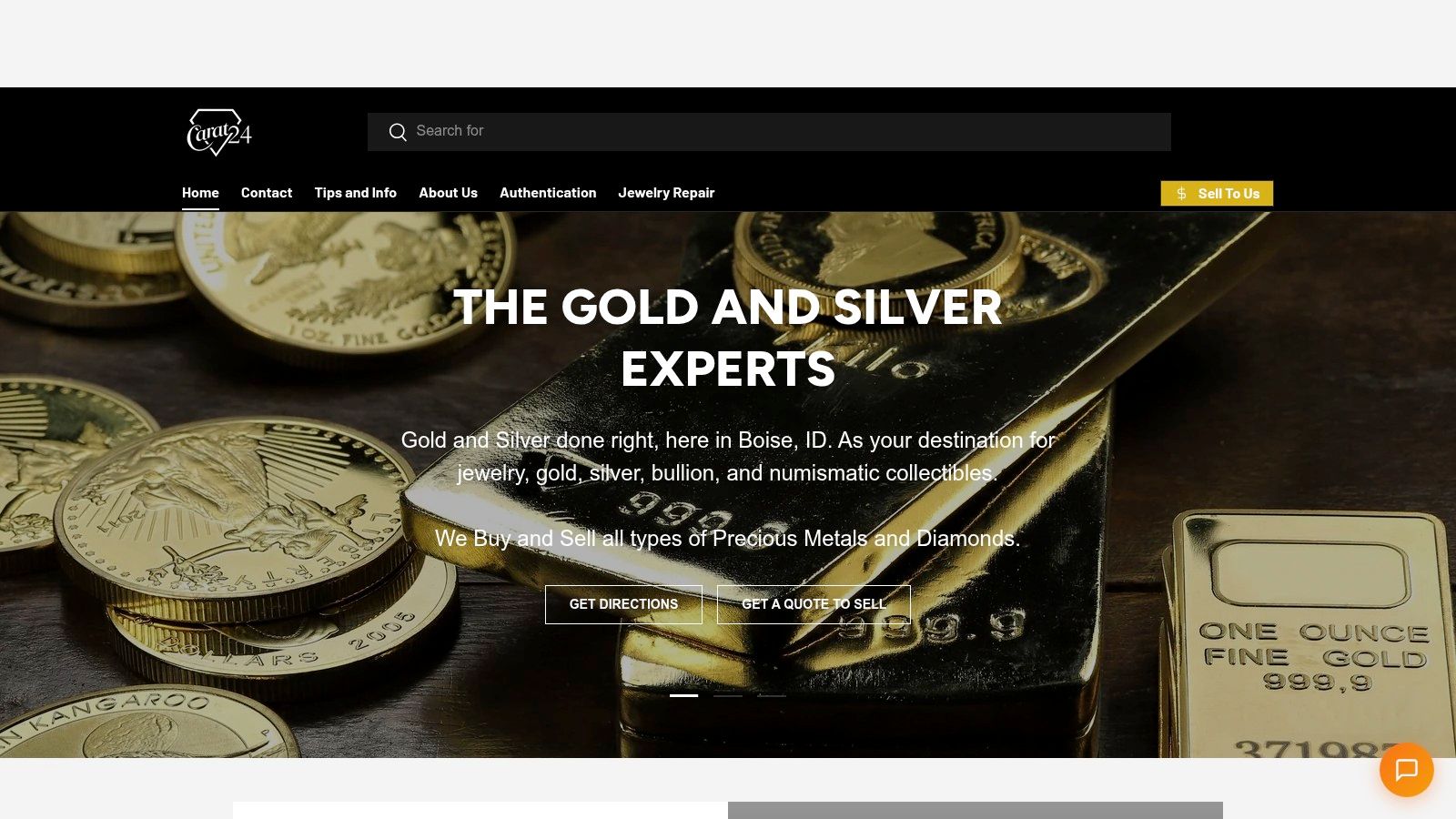 Screenshot from https://carat24boise.com