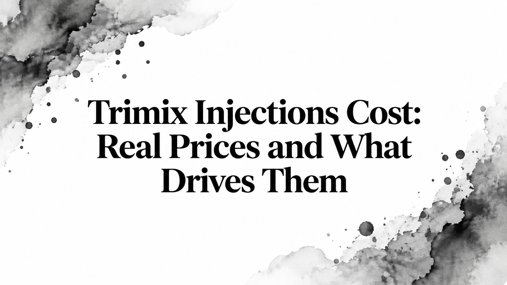Trimix Injections Cost: Real Prices and What Drives Them