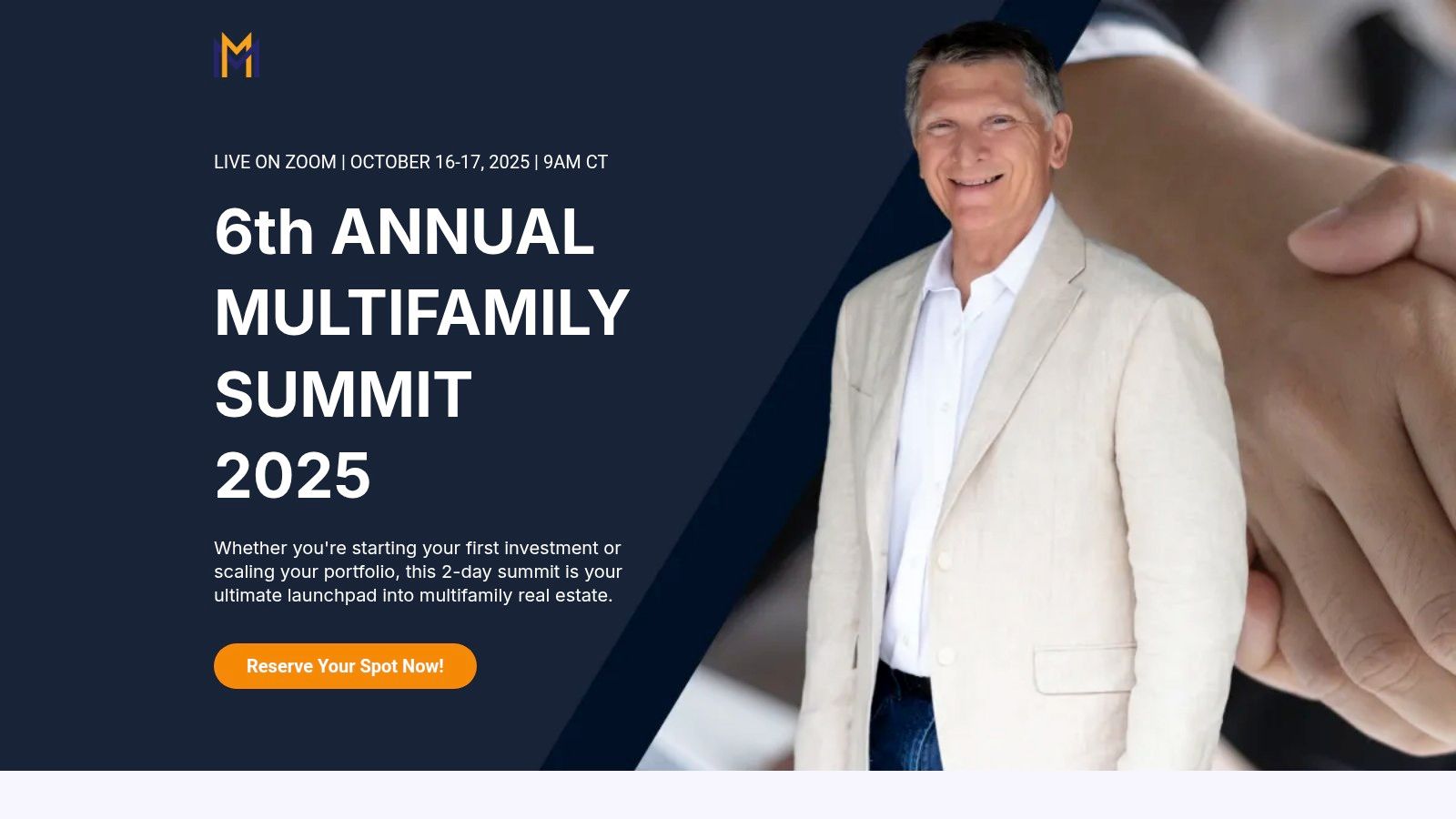 6th Annual Virtual Multifamily Summit (Mike Morawski)