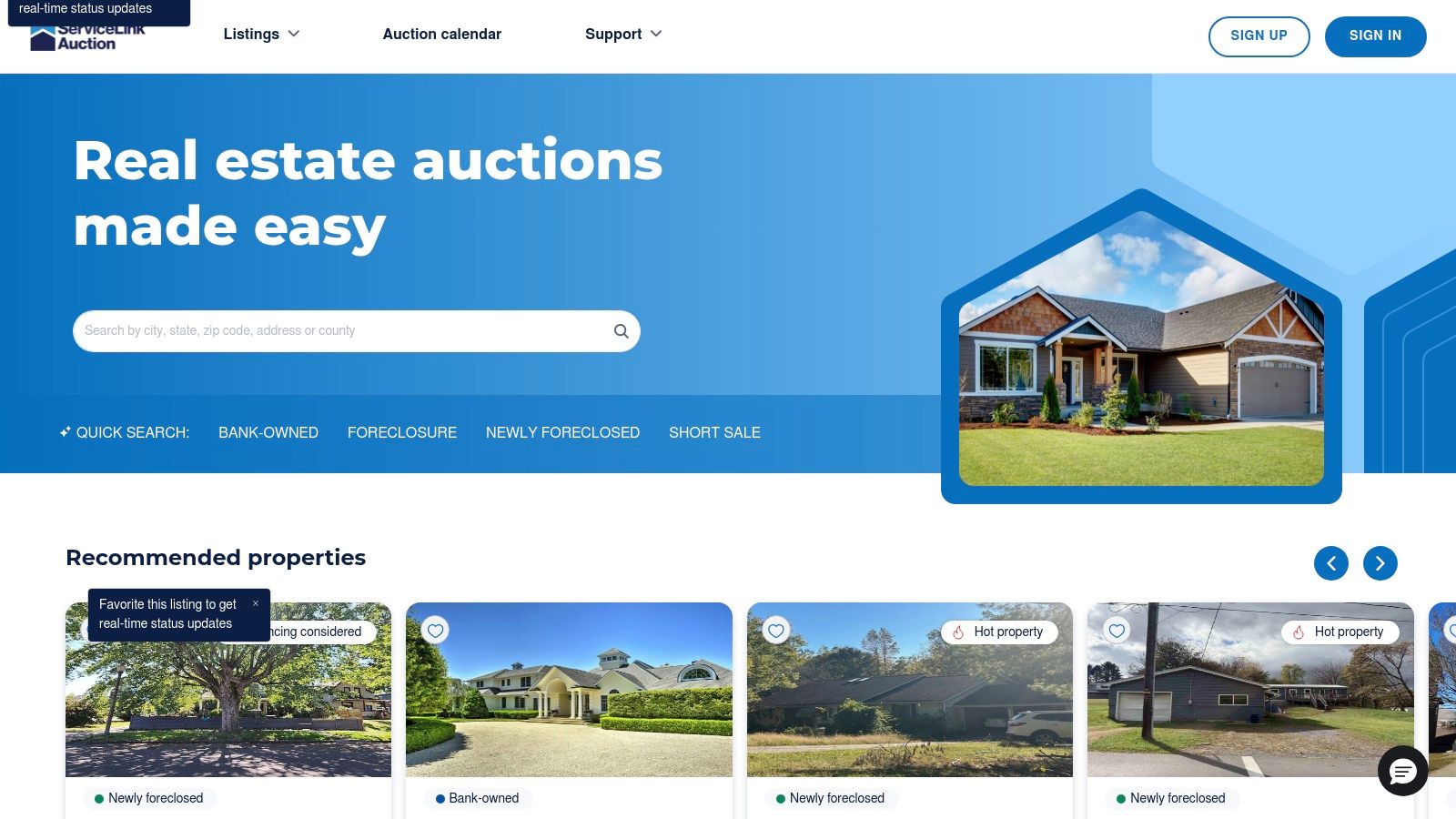 ServiceLink Auction