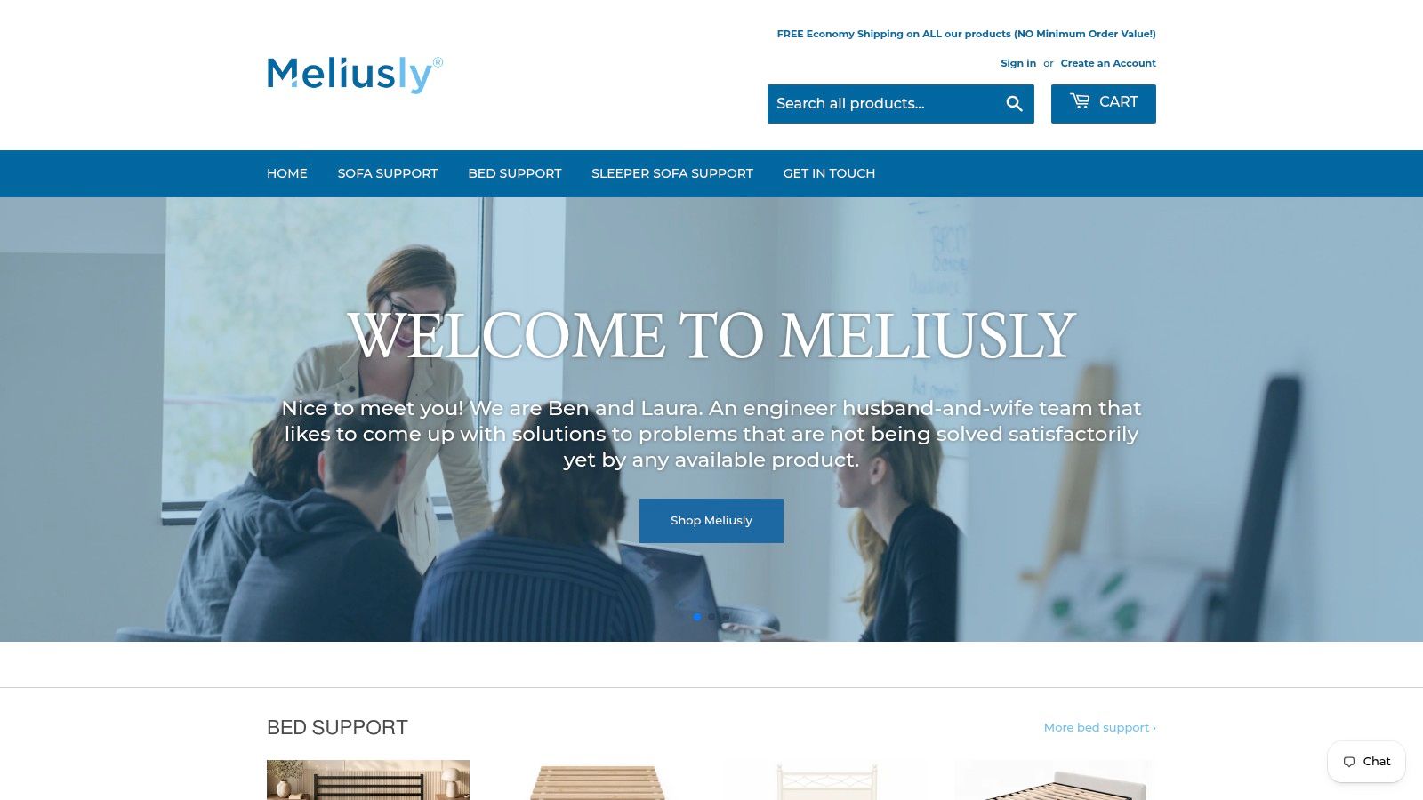 Screenshot from https://www.meliusly.com