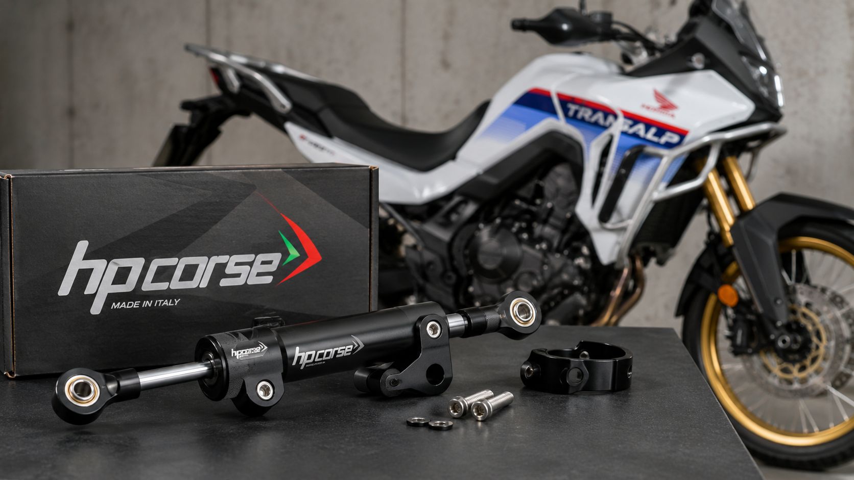 SP-2 SHORT BLACK TITANIUM Honda XL750 TRANSALP 2023+ HP CORSE