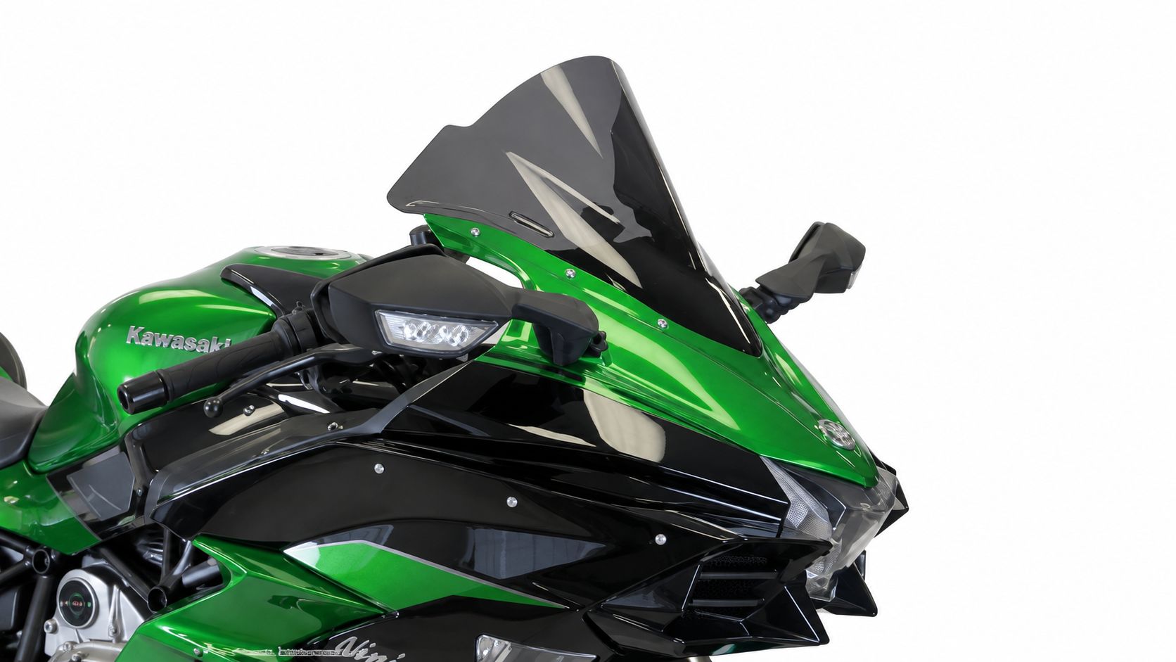 Cupolino Airflow Kawasaki Ninja H2 SX SE 1000 2018+ fume' scuro POWERBRONZE
