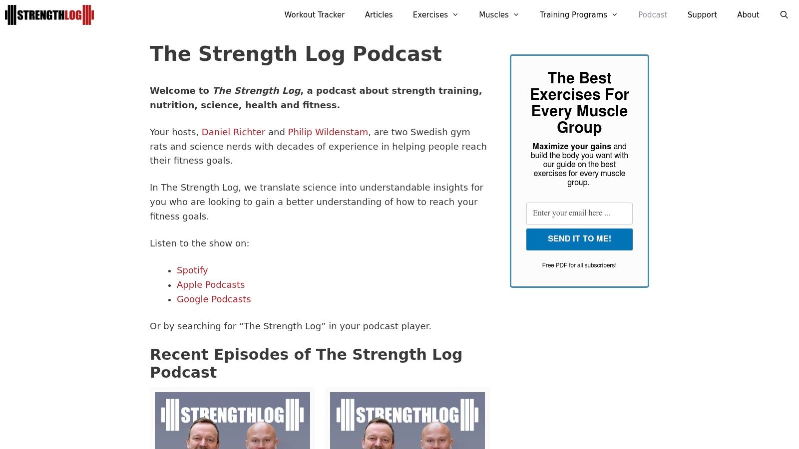 The Strength Log Podcast