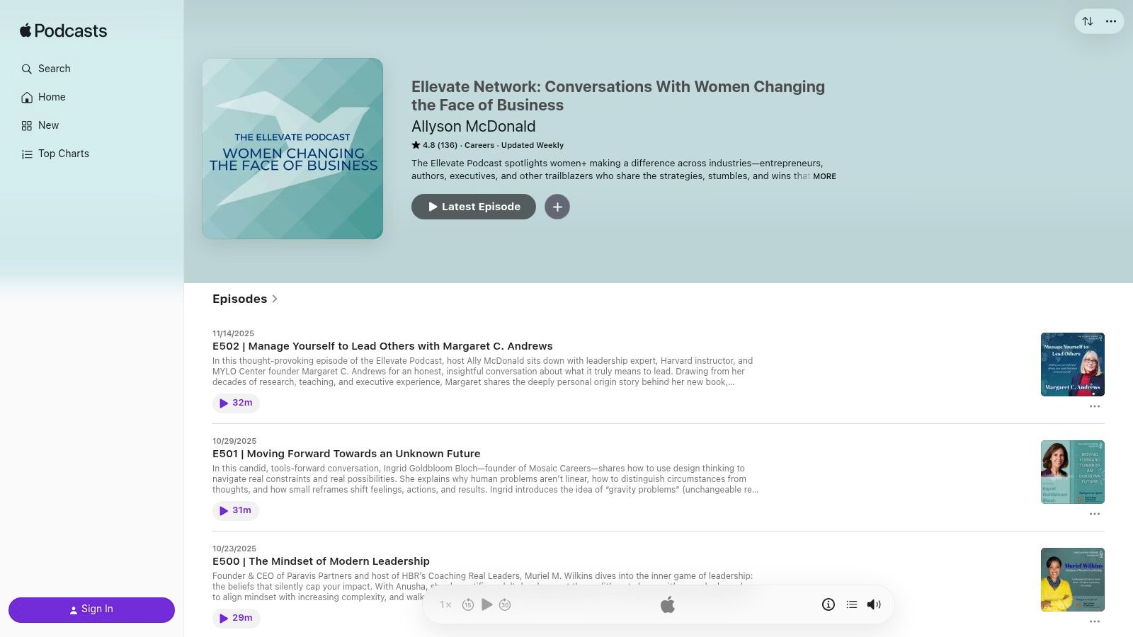Ellevate Podcast: Conversations with Women Changing the Face of Business (Ellevate Network)