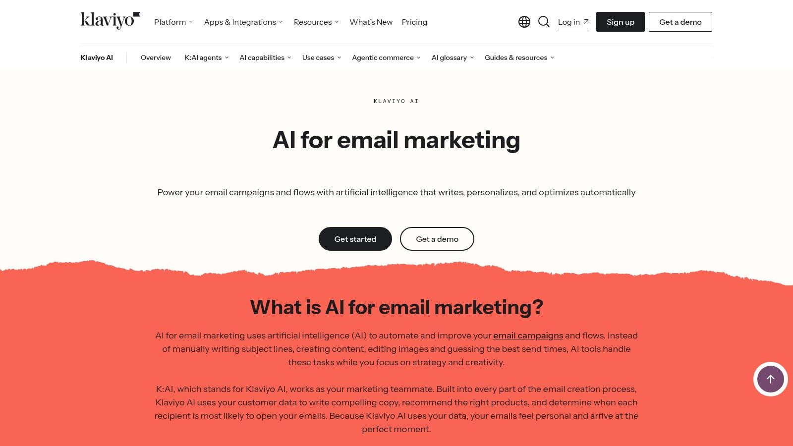 Klaviyo AI for Email Marketing