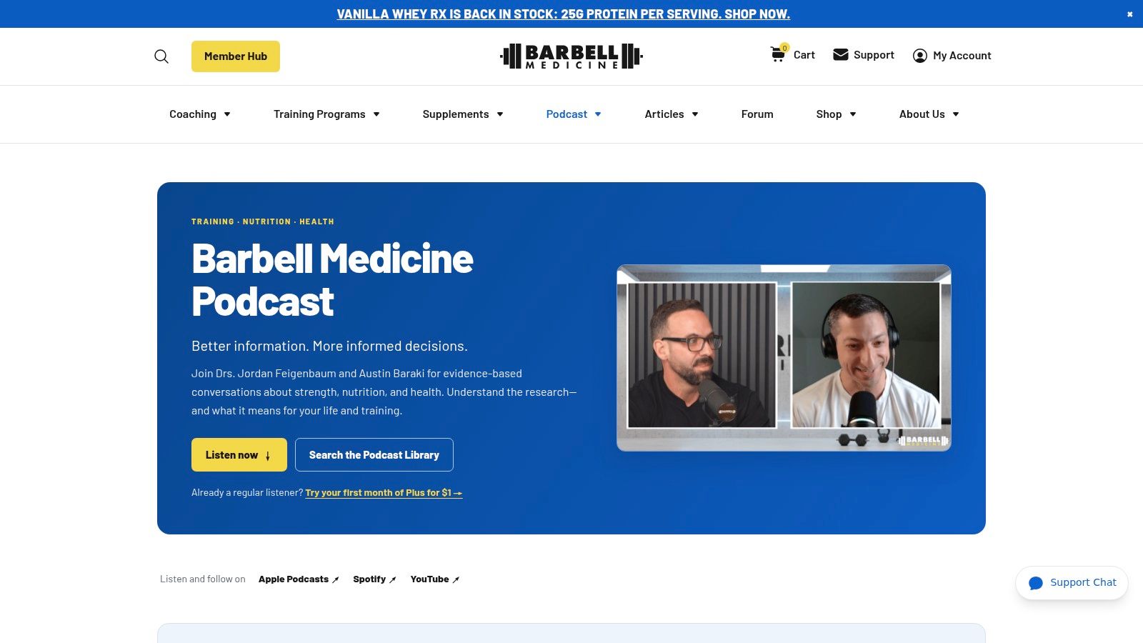 Barbell Medicine Podcast
