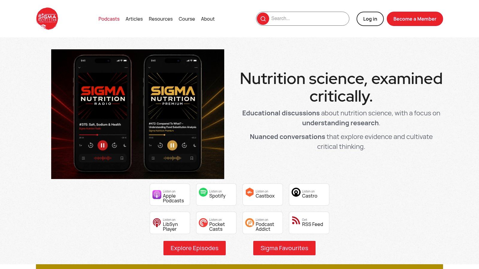Sigma Nutrition Radio