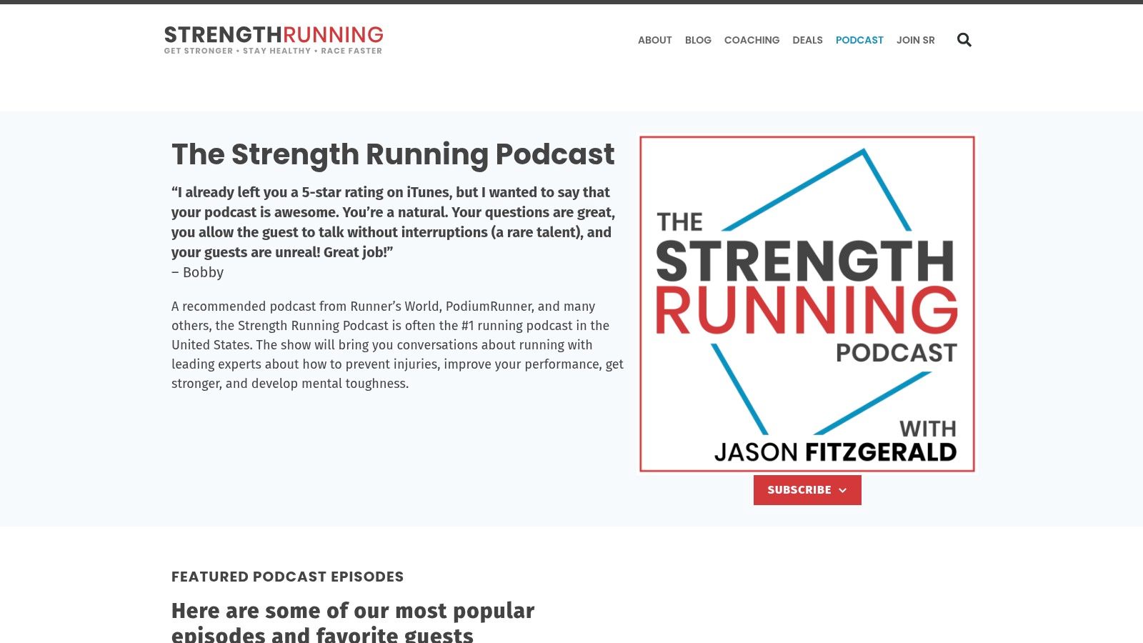 Strength Running Podcast