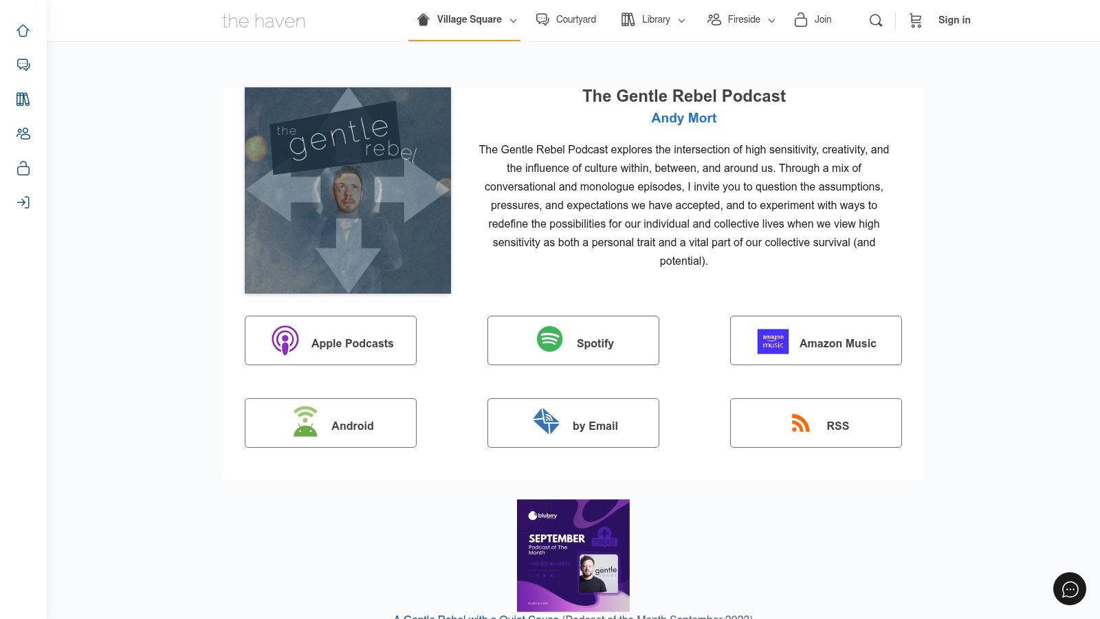The Gentle Rebel Podcast (with Andy Mort)