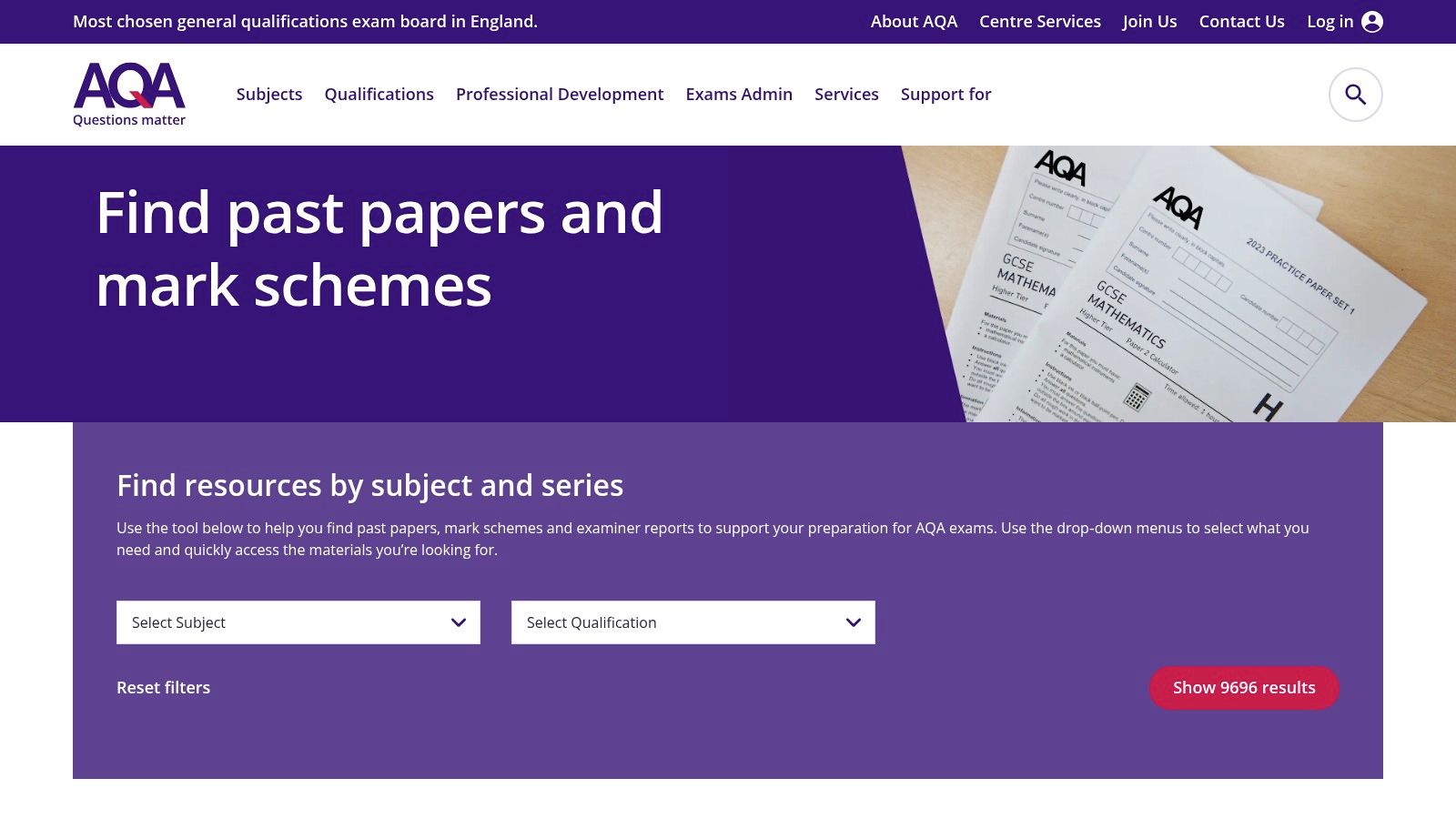 AQA Chemistry past papers