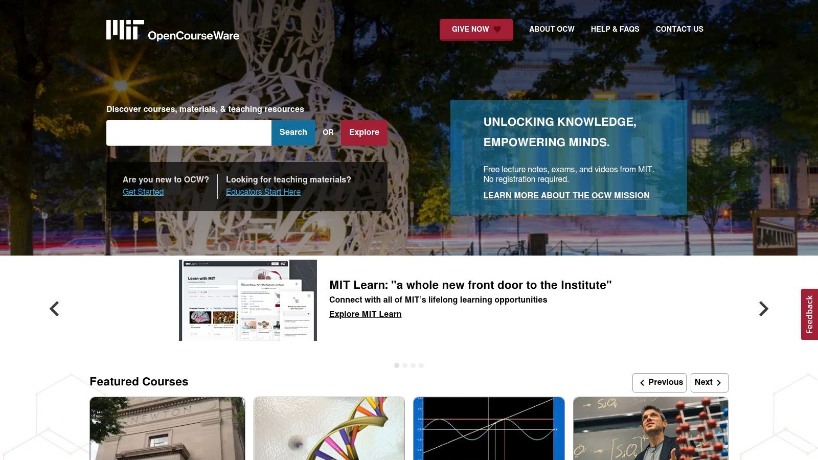MIT OpenCourseWare (OCW)