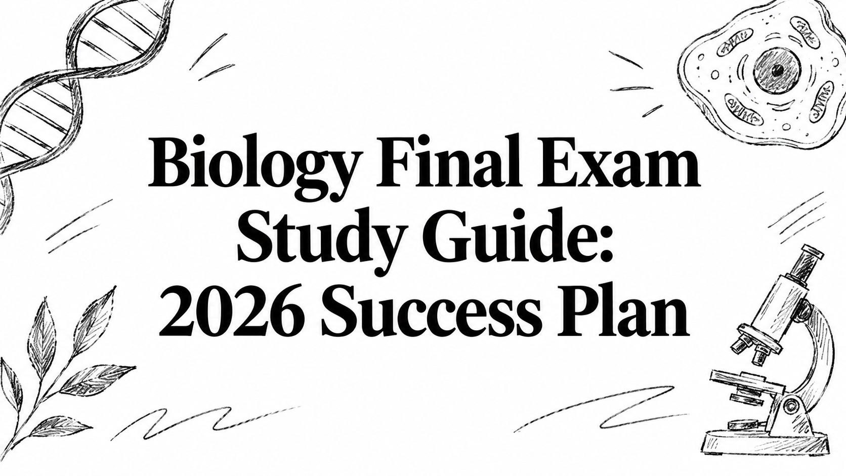 Biology Final Exam Study Guide: 2026 Success Plan