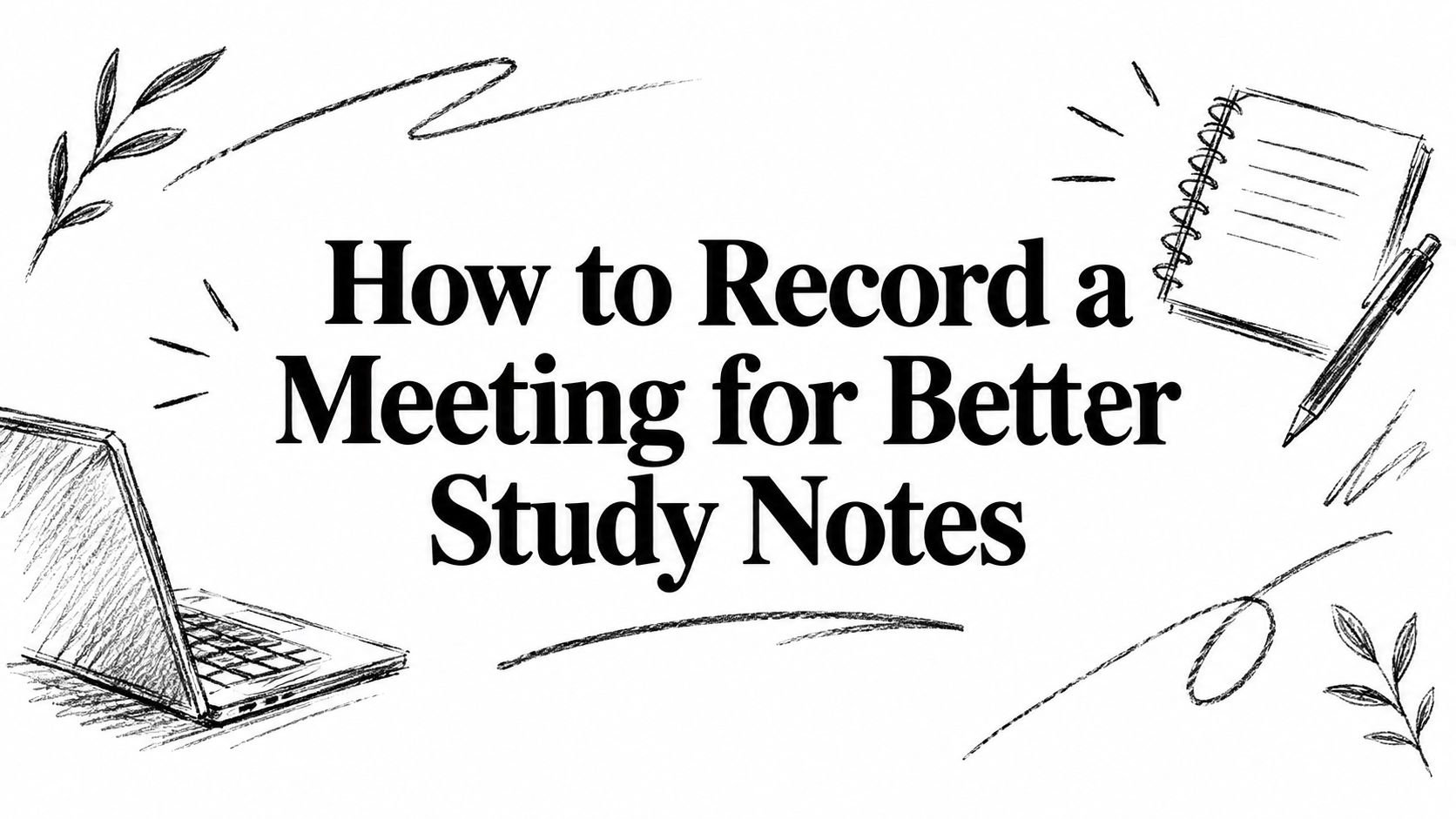 How to Record a Meeting for Better Study Notes
