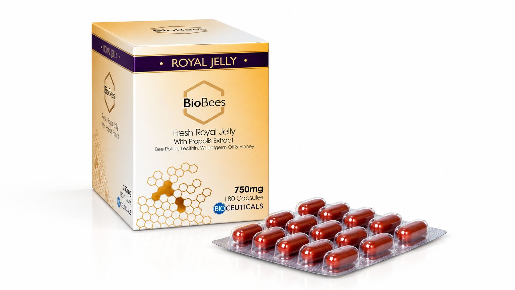 BioBees Fresh Royal Jelly Capsules